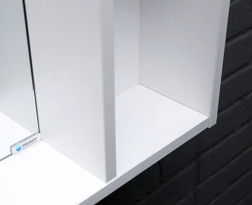 Шкаф-зеркало Айсберг Агата 60 белый DA6702HZ