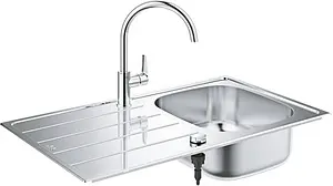 Мойка кухонная со смесителем Grohe K200-86 нержавеющая сталь 31562SD1 Мойка кухонная со смесителем Grohe K200-86 нержавеющая сталь 31562SD1, 1