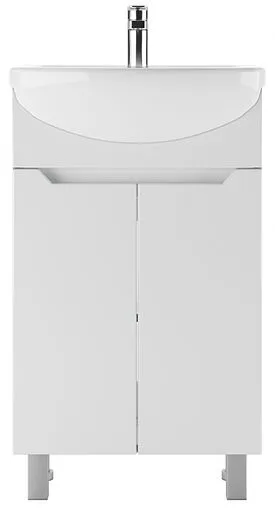 Тумба под умывальник напольная Айсберг Мечта 55 белый DM2329T