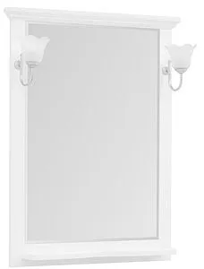 Зеркало Aquanet Лагуна 75 белый 00175306 Зеркало Aquanet Лагуна 75 белый 00175306, 1