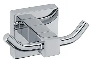 Крючок двойной Fixsen Metra хром FX-11105A Крючок двойной Fixsen Metra хром FX-11105A, 1