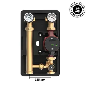 Насосный модуль с 3-х ходовым смесительным клапаном 1½"н х 1"в Grundfos Heatmix M25 99309091 с насосом Grundfos Alpha 2L 25-60 180 Насосный модуль с 3-х ходовым смесительным клапаном 1½"н х 1"в Grundfos Heatmix M25 99309091 с насосом Grundfos Alpha 2L 25-60 180, 2