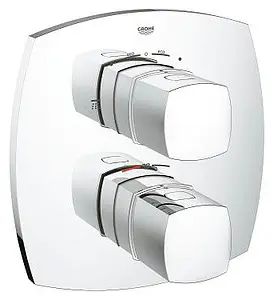 Термостат для 2 потребителей Grohe Grandera хром 19937000 Термостат для 2 потребителей Grohe Grandera хром 19937000, 1