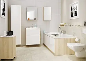 Тумба-умывальник Cersanit Smart 60 белый/ясень B-SU-SMA-CO60/Wh+, 5