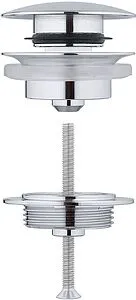 Выпуск автоматический для раковины Grohe Veris хром 65807000 Выпуск автоматический для раковины Grohe Veris хром 65807000, 1