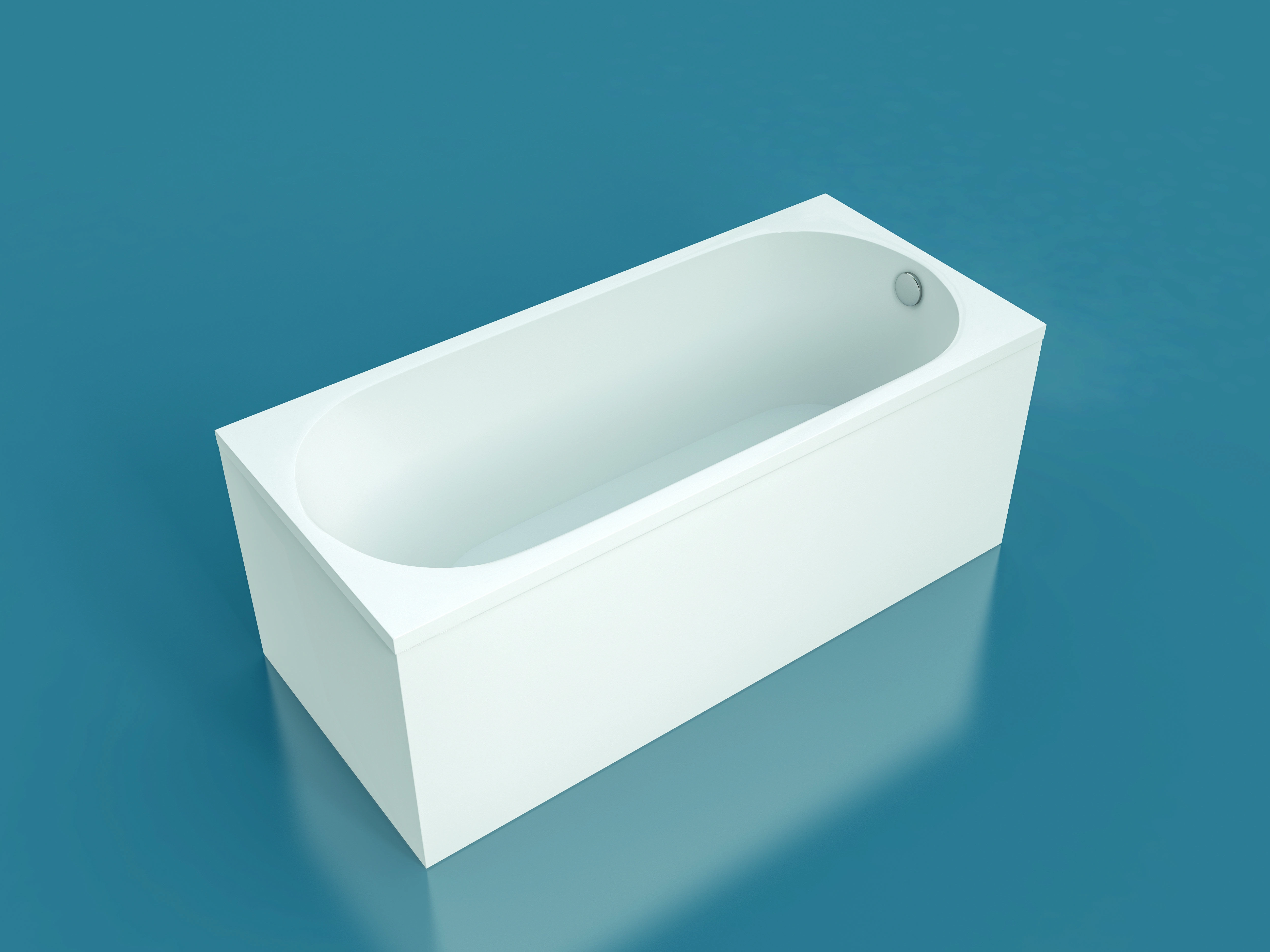 Ванна из искусственного камня Esse Borneo 170x80 белый EBOR1695