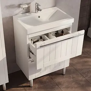 Тумба-умывальник напольная Milardo Magellan 50 белый MAG50W0M95+0015000U28 Тумба-умывальник напольная Milardo Magellan 50 белый MAG50W0M95+0015000U28, 3