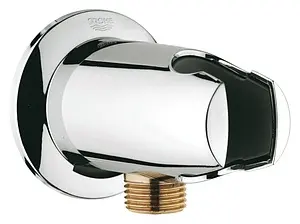 Шланговое подключение с держателем Grohe Movario хром 28406000 Шланговое подключение с держателем Grohe Movario хром 28406000, 1