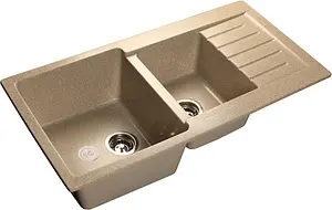 Мойка кухонная GranFest Practik P-980KL песочный Мойка кухонная GranFest Practik P-980KL песочный, 1