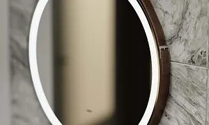 Зеркало на ремне с подсветкой Jorno Wood 50 коричневый Wood.02.50/ТК Зеркало на ремне с подсветкой Jorno Wood 50 коричневый Wood.02.50/ТК, 3