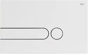 Клавиша смыва для унитаза OLI I-PLATE 670001 белый Клавиша смыва для унитаза OLI I-PLATE 670001 белый, 1