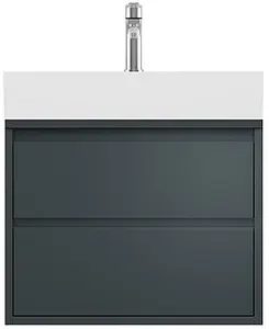 Тумба-умывальник подвесная ISVEA Pro 60 антрацит 21SFS004060I+10SF50060SV Тумба-умывальник подвесная ISVEA Pro 60 антрацит 21SFS004060I+10SF50060SV, 1