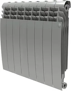 Радиатор биметаллический 8 секций Royal Thermo BiLiner 500 Silver Satin RTBSS50008 Радиатор биметаллический 8 секций Royal Thermo BiLiner 500 Silver Satin RTBSS50008, 1