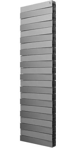 Радиатор биметаллический 22 секций Royal Thermo PianoForte Tower Silver Satin RTPFTNSS50022