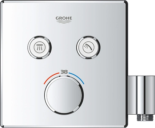 Термостат для 2 потребителей Grohe Grohtherm SmartControl хром 29125000