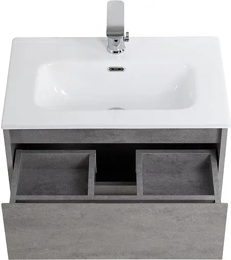 Тумба под умывальник подвесная BelBagno KRAFT 39 70 Cemento Grigio KRAFT 39-700/390-2C-SO-CG Тумба под умывальник подвесная BelBagno KRAFT 39 70 Cemento Grigio KRAFT 39-700/390-2C-SO-CG
