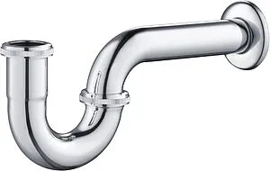 Сифон трубный для раковины TIMO хром 961/00L Сифон трубный для раковины TIMO хром 961/00L, 1