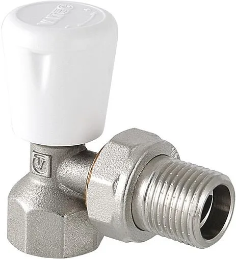 Вентиль регулирующий угловой ½&quot; в/н Valtec VT.017.N.04