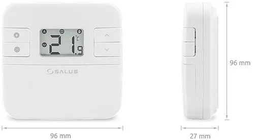 Беспроводной комнатный терморегулятор Salus Standard белый RT310TX
