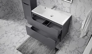 Тумба под умывальник подвесная Raval Wector 90 антрацит Wct.01.90/P/A/MD, 3