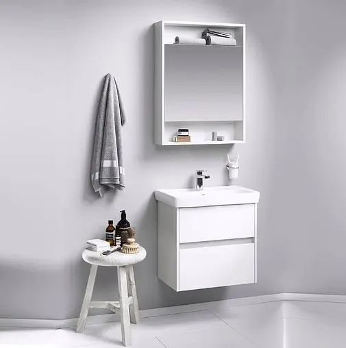 Тумба под умывальник подвесная Aqwella City 60 белый/дуб канадский CI0106DK Тумба под умывальник подвесная Aqwella City 60 белый/дуб канадский CI0106DK