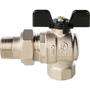 Кран шаровый с американкой угловой ¾"в x ¾"н Stout ГОСТ Р 59553-2021 SVB-0008-200020 Кран шаровый с американкой угловой ¾"в x ¾"н Stout ГОСТ Р 59553-2021 SVB-0008-200020, 3