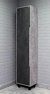 Шкаф-пенал напольный Домино Loft 40 бетон DL5605P, 3