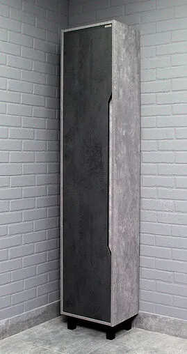 Шкаф-пенал напольный Домино Loft 40 бетон DL5605P