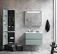 Тумба-умывальник подвесная Am.Pm Sensation 80 мятный M30FHX0802GG+M30WPC0801WG