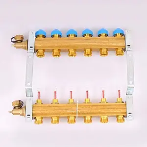 Группа коллекторная с расходомерами 6 отводов 1"в/в x ¾"ек Watts HKV/T 10004200 Группа коллекторная с расходомерами 6 отводов 1"в/в x ¾"ек Watts HKV/T 10004200, 5
