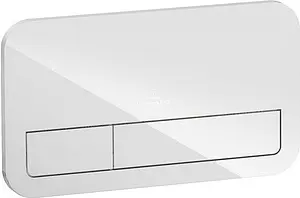 Клавиша смыва для унитаза Villeroy&Boch ViConnect 922400RE стекло/белый, 1