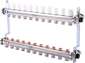 Группа коллекторная распределительная 11 отводов 1"в/в x ¾"ек Uni-fitt 451I4311 Группа коллекторная распределительная 11 отводов 1"в/в x ¾"ек Uni-fitt 451I4311, 3