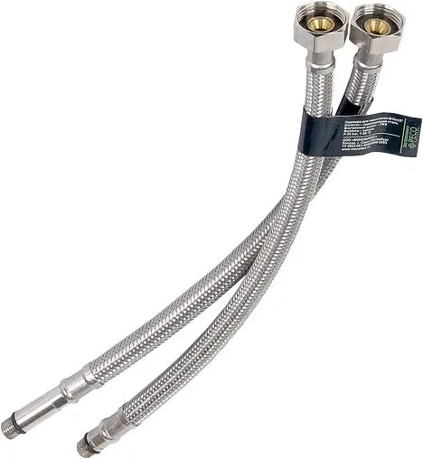 Гибкая подводка для смесителя (пара) Monoflex PEX 12мм 0.4м x ½&quot;в x М10x1 L17/34мм Н01548