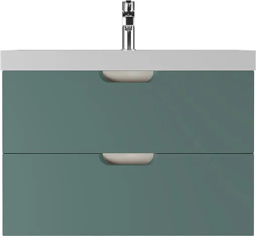 Тумба под умывальник подвесной Домино Classica 80 олива DD2506T