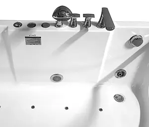 Ванна акриловая с гидромассажем Gemy 165x80 L G9227 E L, 4