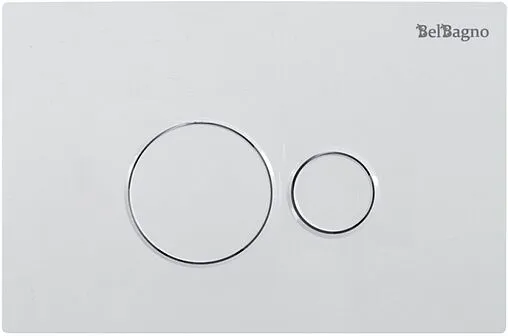 Клавиша смыва для унитаза BelBagno BB082BL белый глянцевый