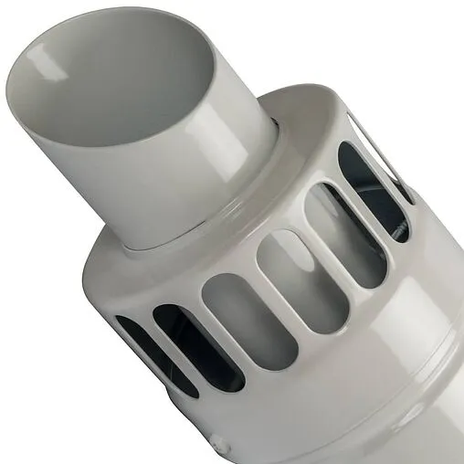 Коаксиальная труба Ø 60/100мм L=1000мм с наконечником Stout SCA-6010-001001