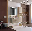 Тумба-умывальник подвесная Roca Lago 80 дуб светлый 857296444+32799C000