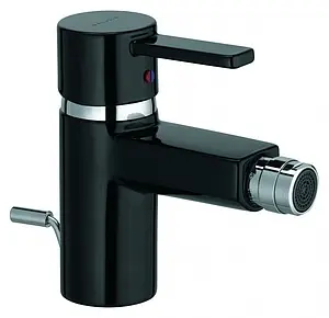 Смеситель для биде Kludi Zenta чёрный/хром 385308675 Смеситель для биде Kludi Zenta чёрный/хром 385308675, 1