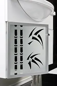 Тумба-умывальник подвесная Aquaton Сайгон 110 белый 1A1060K0SA010, 4