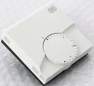 Проводной комнатный терморегулятор НЗ 230В Uni-fitt белый 342M1000, 3