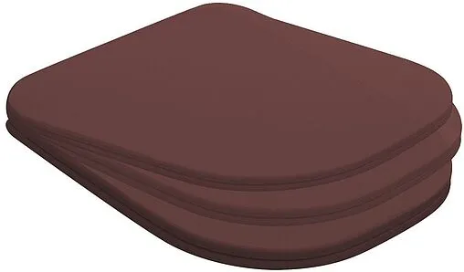 Крышка-сиденье для унитаза с микролифтом Kerasan Tribeca Slim Borgogna matt 519175