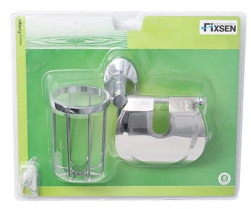 Держатель туалетной бумаги Fixsen Europa хром FX-21809+10