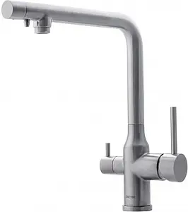 Смеситель для кухни с подключением к фильтру Swedbe Selene Plus нержавеющая сталь 8146, 4