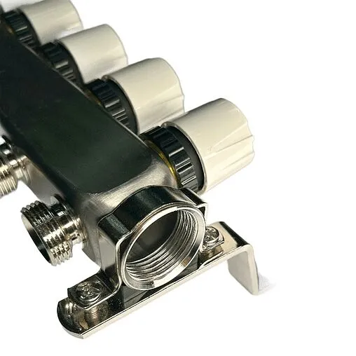 Группа коллекторная с расходомерами 9 отводов 1&quot;в/в x ¾&quot;ек Uni-fitt TECHNO 450W4309