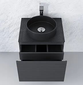 Тумба под умывальник подвесная Jorno Stone 60 антрацит Stn.01.60/P/A/JR Тумба под умывальник подвесная Jorno Stone 60 антрацит Stn.01.60/P/A/JR, 5