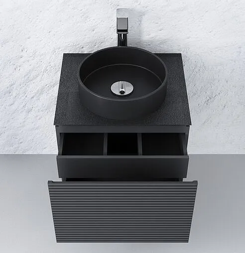Тумба под умывальник подвесная Jorno Stone 60 антрацит Stn.01.60/P/A/JR Тумба под умывальник подвесная Jorno Stone 60 антрацит Stn.01.60/P/A/JR
