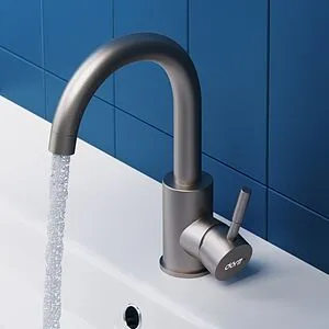 Смеситель для раковины Dorff Logic SS нержавеющая сталь D3002101SS Смеситель для раковины Dorff Logic SS нержавеющая сталь D3002101SS, 4