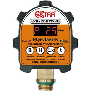 Реле давления воды электронное с изолированным выходом Extra Акваконтроль РДЭ-Лайт-К-10-2.2 1607150000, 1