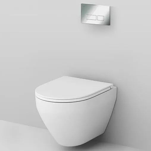 Комплект 6 в 1 Am.Pm Spirit 2.0 FlashClean IS47051.701700 с кнопкой хром глянцевый